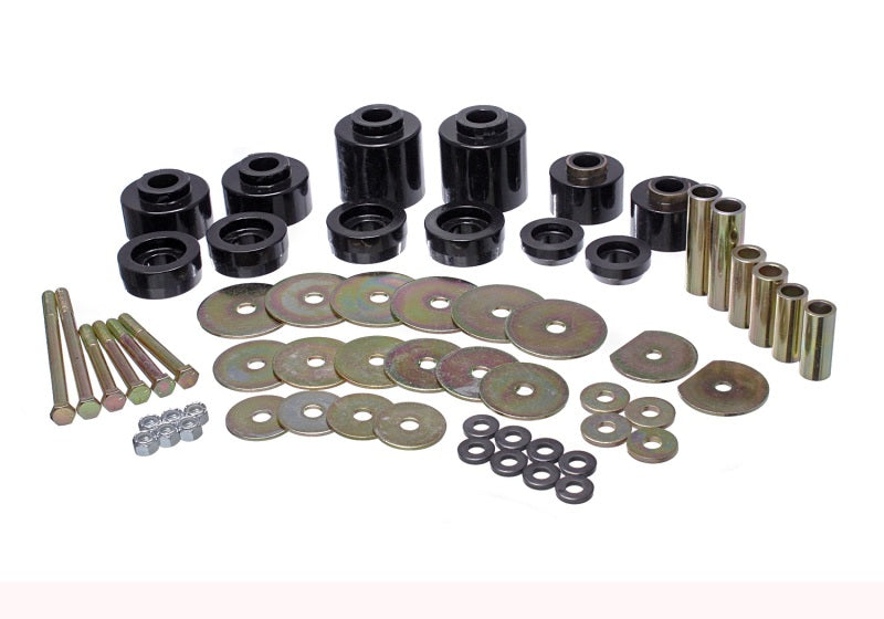 Energy Suspension 1998 Ford F250 Black Body Mount Set Energy Suspension Bushing Kits  AXOPROS
