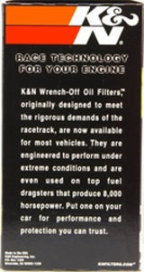 K&N Oil Filter OIL FILTER; AUTOMOTIVE K&N Engineering Oil Filters  AXOPROS