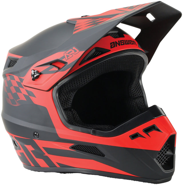 Answer AR1 Sweep Helmet Black/Red - Medium Answer Helmets and Accessories  AXOPROS