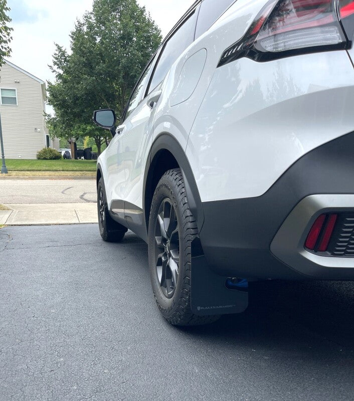 Rally Armor 23-25 Kia Sportage Black UR Mud Flap w/ Dark Grey Logo Rally Armor Mud Flaps  AXOPROS