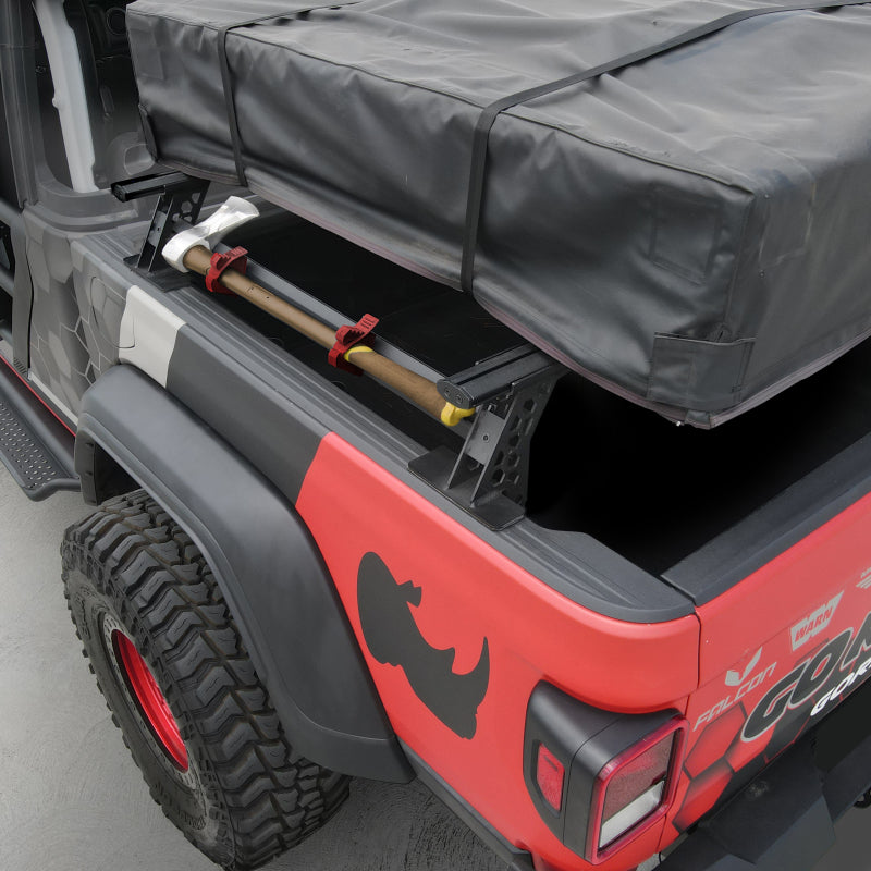 Go Rhino Universal XRS 37 3/4 Cross Rail Accessory Set - Tex. Black Go Rhino Truck Bed Rack  AXOPROS