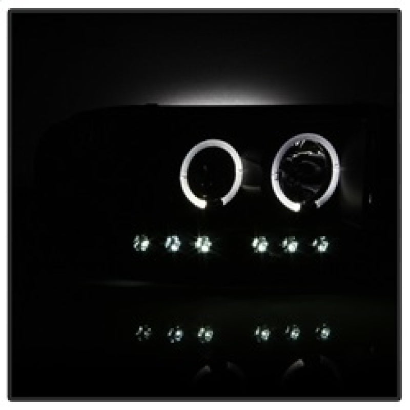 Spyder Dodge Ram 1500 02-05 03-05 Projector Headlights LED Halo LED Blk Smke PRO-YD-DR02-HL-BSM SPYDER Headlights  AXOPROS
