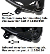 Ridetech 63-87 Chevy C10 2WD Front MuscleBar Sway Bar use with Stock Lower Arms Ridetech Sway Bars  AXOPROS