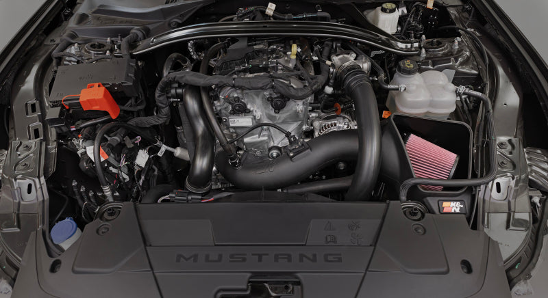K&N 2024 Ford Mustang Ecoboost L4-2.3L F/L Turbo Aircharger - Cold Air Intake System K&N Engineering Cold Air Intakes  AXOPROS