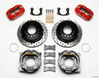 Wilwood Dynapro Low-Profile 11.00in P-Brake Kit Drill-Red Small Ford 2.50in Offset Wilwood Big Brake Kits  AXOPROS