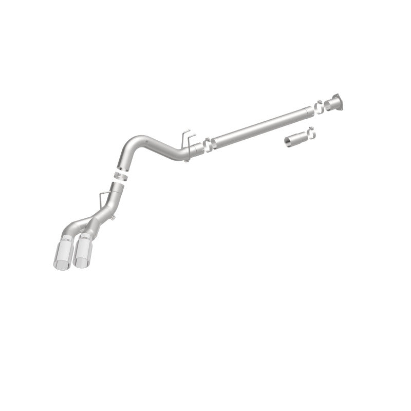 MagnaFlow 08-17 Ford F-250/F-350/F-450 4.6L/6.7 DPF-Back SS 4in Dual Single Passenger Side Rear Exit Magnaflow DPF Back  AXOPROS