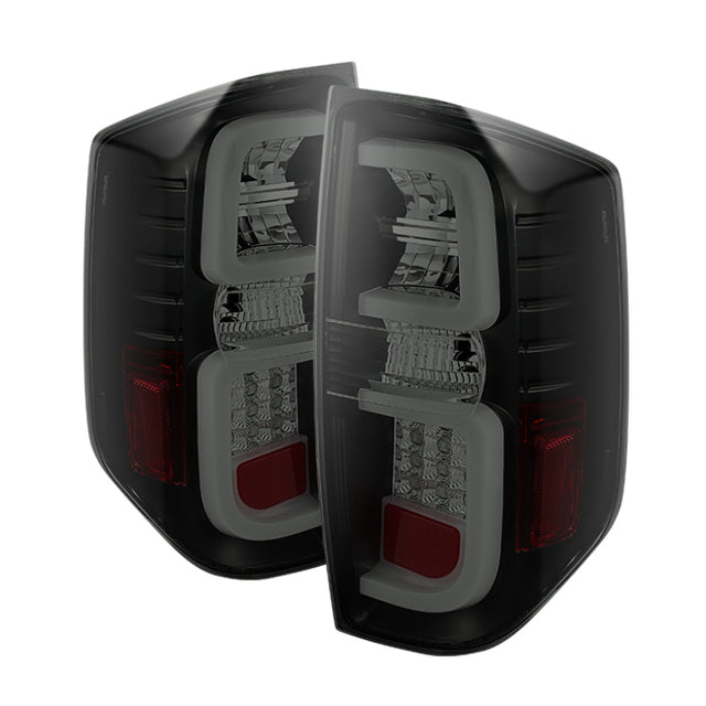 Spyder Toyota Tundra 2014-2016 Light Bar LED Tail Lights Black Smoke ALT-YD-TTU14-LED-BSM SPYDER Tail Lights  AXOPROS