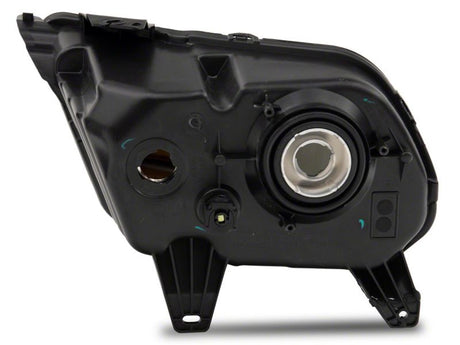 Raxiom Raxiom 10-12 Ford Mustang Axial Series OEM Style Rep Headlights- Chrome Housing- Smoked Lens Headlights aftermarket performance part