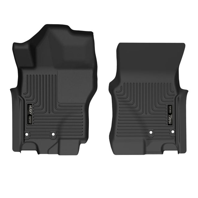 Husky Liners 2022 Nissan Frontier CC Front Floor Liners - Black Husky Liners Floor Mats - Rubber  AXOPROS