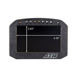 AEM AEM CD-5G Carbon Flush Digital Dash Display w/ Internal 20Hz GPS & Antenna Gauges aftermarket performance part