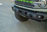 DV8 Offroad 2021 Ford Bronco Capable Bumper Slanted Front License Plate Mount DV8 Offroad Uncategorized  AXOPROS