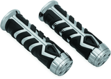 Kuryakyn Spear Grips For 14-17 Indian Chrome Kuryakyn Grips  AXOPROS