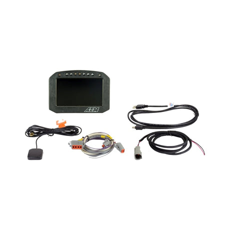 AEM AEM CD-5G Carbon Flush Digital Dash Display w/ Internal 20Hz GPS & Antenna Gauges aftermarket performance part
