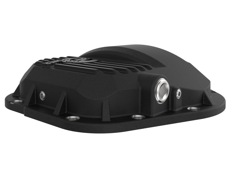 aFe Pro Series Dana 60 Front Differential Cover Black w/ Machined Fins 17-20 Ford Trucks (Dana 60) aFe Diff Covers  AXOPROS