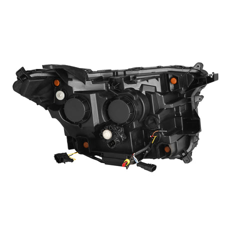 AlphaRex 2024+ Toyota Tacoma NOVA-Series LED Proj Headlights Alpha-Blk w/Actv Light & Seq. Sig + DRL AlphaRex Headlights  AXOPROS