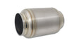 Vibrant Titanium Muffler w/Natural Tip 3.5in. Inlet / 3.5in. Outlet / 5.5in Dia Vibrant Muffler  AXOPROS