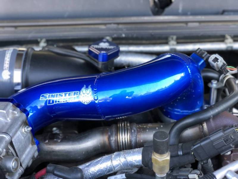 Sinister Diesel 11-15 Chevy Duramax LML Intake Bridge Sinister Diesel Intake Elbows  AXOPROS
