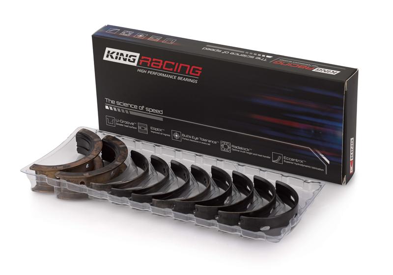 King Engine Bearings Mitsubishi 4G63/4G64 6 Bolt 1st Gen DSM Performance Main Bearing Set - Size STD King Engine Bearings Bearings  AXOPROS