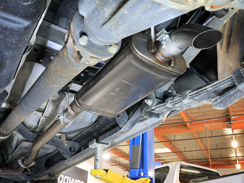 aFe aFe 05-15 Toyota Tacoma V6 4.0L ROCK BASHER 2-1/2in 409SS Cat-Back Hi-Tuck Exhaust System Catback aftermarket performance part