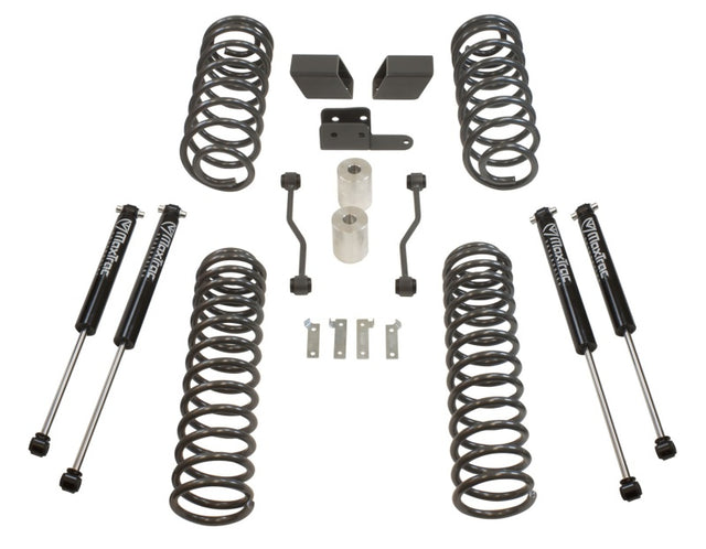 MaxTrac 18-19 Jeep Wrangler JL 3in/3in Coil Lift Kit w/MaxTrac Shocks Maxtrac Lift Kits  AXOPROS