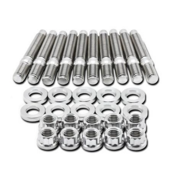 BLOX Racing SUS303 Stainless Steel Intake Manifold Stud Kit M8 x 1.25mm 55mm in Length - 9-piece BLOX Racing Hardware Kits - Other  AXOPROS