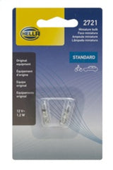 Hella Bulb 2721 12V 12W W2X46D T15 (2) Hella Bulbs  AXOPROS