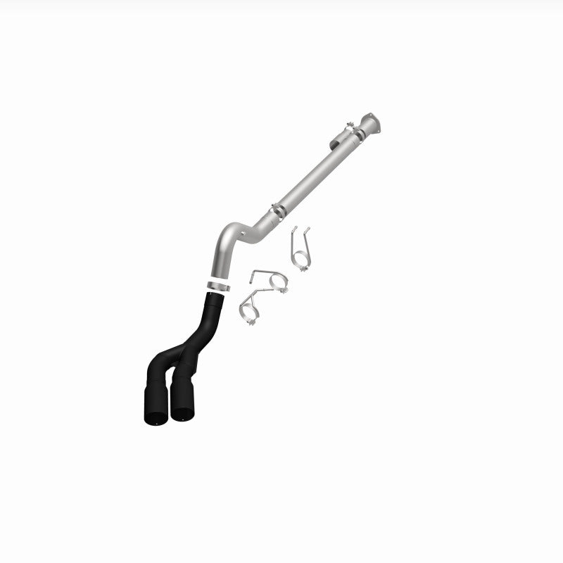 MagnaFlow 08-18 Ford F-250/F-350/F-450 4.6L/6.7 DPF-Back Black 4in Dual Single Rear Exit Magnaflow DPF Back  AXOPROS