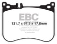 EBC 14+ Mercedes-Benz S550 4.7 Twin Turbo AMG Sport Pkg Redstuff Front Brake Pads EBC Brake Pads - Performance  AXOPROS