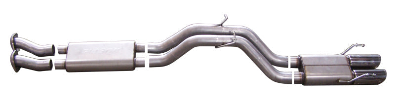 Gibson 06-10 Jeep Grand Cherokee SRT8 6.1L 3in Cat-Back Dual Exhaust - Aluminized Gibson Catback  AXOPROS