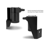 Mishimoto Mishimoto 2025+ RAM 1500 3.0L Hurricane Baffled Oil Catch Can Kit - Black Oil Catch Cans aftermarket performance part