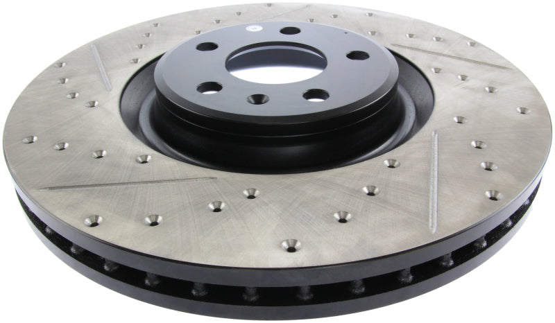 StopTech Slotted & Drilled Sport Brake Rotor Stoptech Brake Rotors - Slot & Drilled  AXOPROS