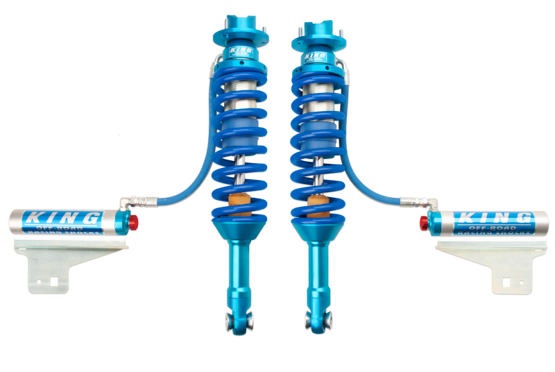 King Shocks 10-14 Ford F150 Raptor 4WD Front 3.0 Dia Remote Reservoir Coilover w/Adjuster (Pair) King Shocks Coilovers  AXOPROS