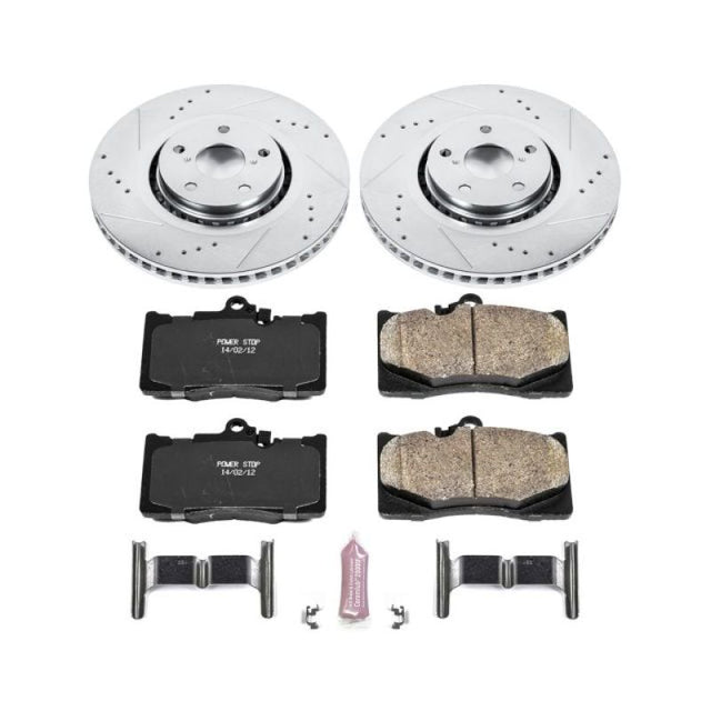 Power Stop 07-11 Lexus GS350 Front Z23 Evolution Sport Brake Kit PowerStop Brake Kits - Performance D&S  AXOPROS