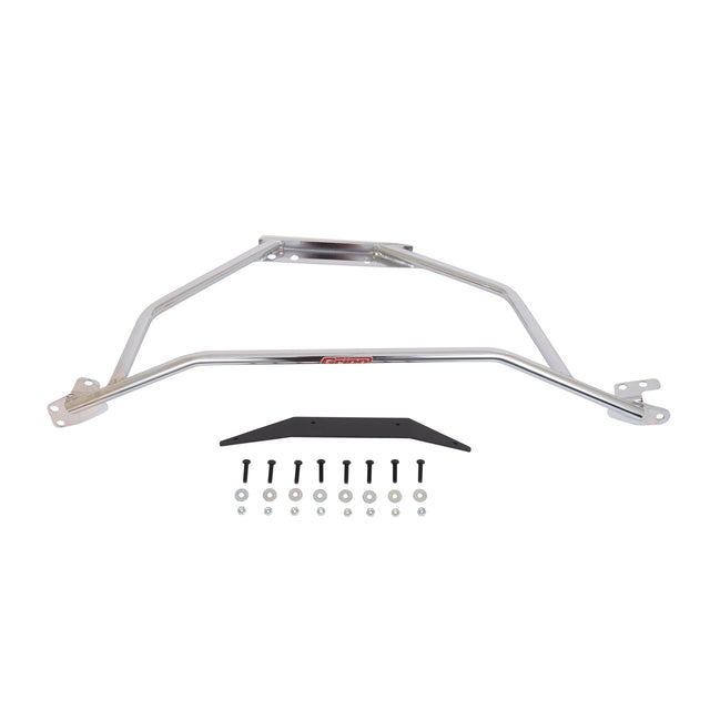 BBK MUSTANG V6/MUSTANG GT STRUT TOWER BRACE (POWDER CHROME) BBK Performance Parts Suspension Shock Absorber Tower Brace  AXOPROS