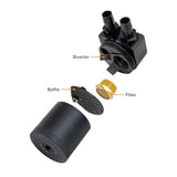Mishimoto Mishimoto 2025+ RAM 1500 3.0L Hurricane Baffled Oil Catch Can Kit - Black Oil Catch Cans aftermarket performance part