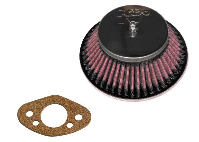 K&N 59-74 Rover Custom Round Race Filter Length 6.56in Width 6.31in Height 2.25in K&N Engineering Air Filters - Direct Fit  AXOPROS
