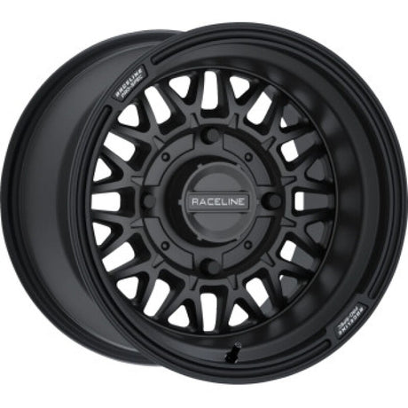 Raceline A13B Omega 17x7in/6x139.7 BP / 60mm Offset /78mm Bore - Satin Black Wheel Raceline Wheels - Cast  AXOPROS