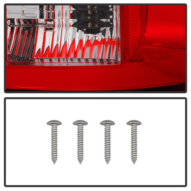 Spyder Dodge Ram 07-08 1500/Ram 07-09 2500/3500 LED Tail Lights Red Clear ALT-YD-DRAM06-LED-RC SPYDER Tail Lights  AXOPROS