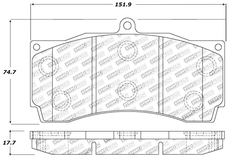 StopTech Performance Brake Pads Stoptech Brake Pads - Performance  AXOPROS