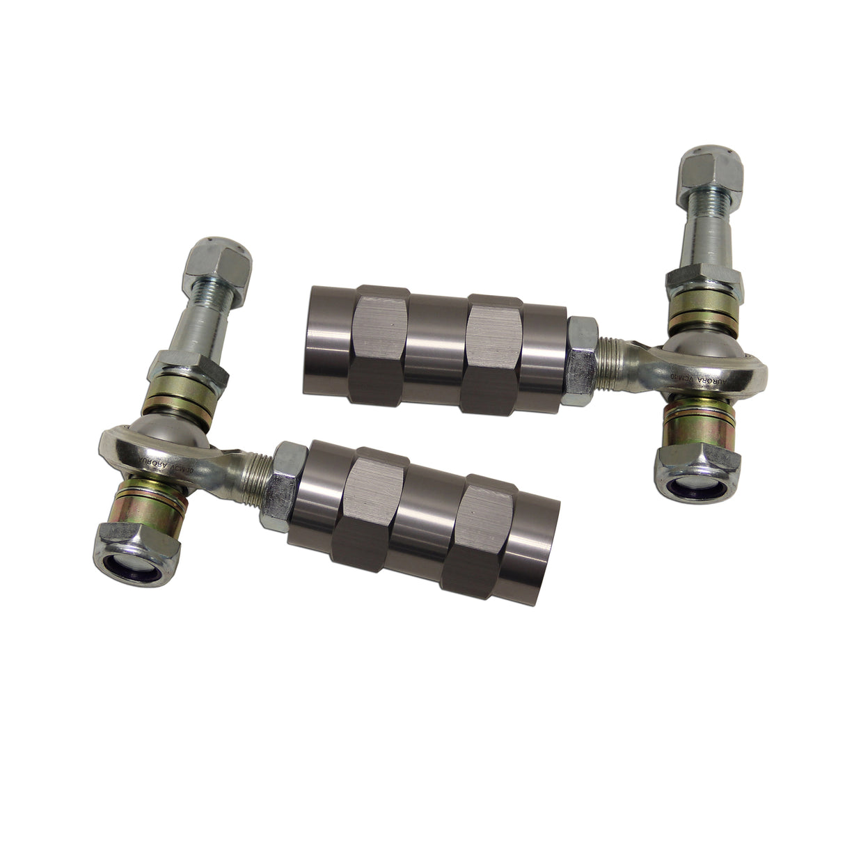 BBK 2005-2014 MUSTANG FRONT BUMP-STEER KIT CNC BILLET ALUMINUM HD HEIM JOINTS BBK Performance Parts Suspension Ball Joint Bolt Kit  AXOPROS