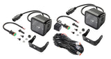 Hella Universal Black Magic 3.2in L.E.D. Cube Kit - Flood Beam Hella Fog Lights  AXOPROS