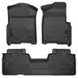 Husky Liners 09-12 Ford F-150 Super Cab WeatherBeater Combo Black Floor Liners Husky Liners Floor Mats - Rubber  AXOPROS