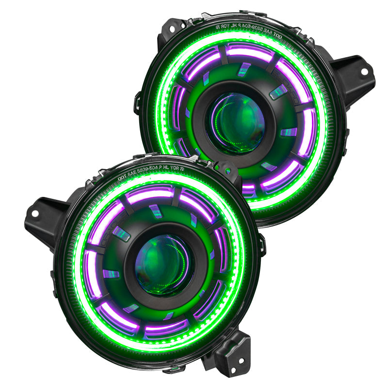 Oracle Oculus Bi-LED Projector Headlights for Jeep JL/Gladiator JT - w/ Simple Cntrl SEE WARRANTY ORACLE Lighting Headlights  AXOPROS