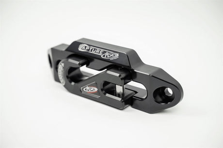Addictive Desert Designs 1-5/16in Winch Fairlead Plate w/ Recessed Round End Hook - Black Addictive Desert Designs