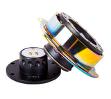 NRG Quick Release Gen 2.5 - Black Body / Neochrome Ring NRG Quick Release Adapters  AXOPROS