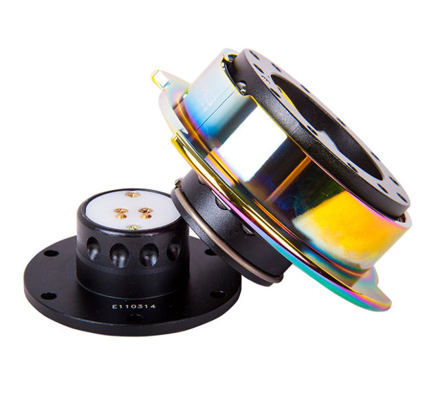 NRG Quick Release Gen 2.5 - Black Body / Neochrome Ring NRG Quick Release Adapters  AXOPROS