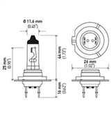 Hella Halogen H7 Bulb Hella Bulbs  AXOPROS
