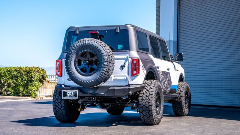 Borla 21-22 Ford Bronco 2.7L V6 4WD Touring Axle Back Exhaust w/ Black Coated Tips Borla Axle Back  AXOPROS
