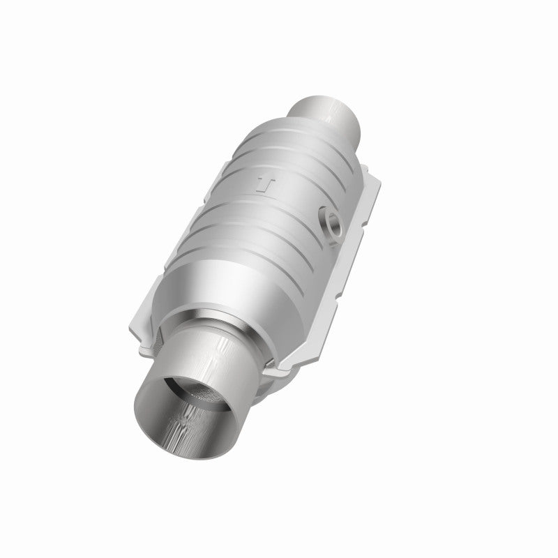 MagnaFlow Conv Univ 2.25in Inlet/Outlet Center/Center Round 11in Body L x 5.125in W x 15in Overall L Magnaflow Catalytic Converter Universal  AXOPROS