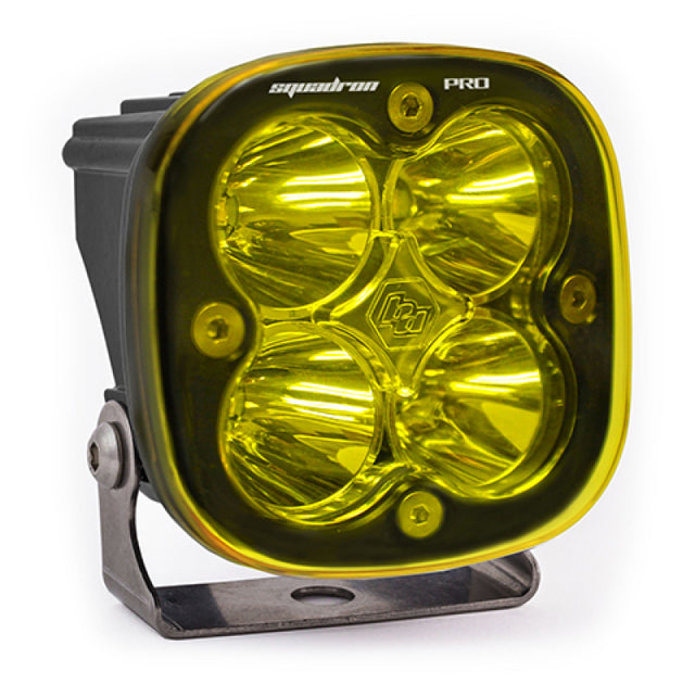 Baja Designs Squadron Pro Spot Pattern Black LED Light Pod - Amber Baja Designs Light Bars & Cubes  AXOPROS